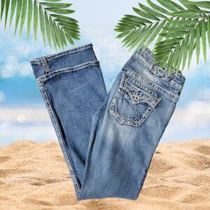 Silver Pioneer Bootcut Jeans Women's Size W27 L33